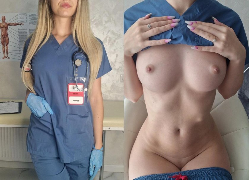 Dressed and striped women