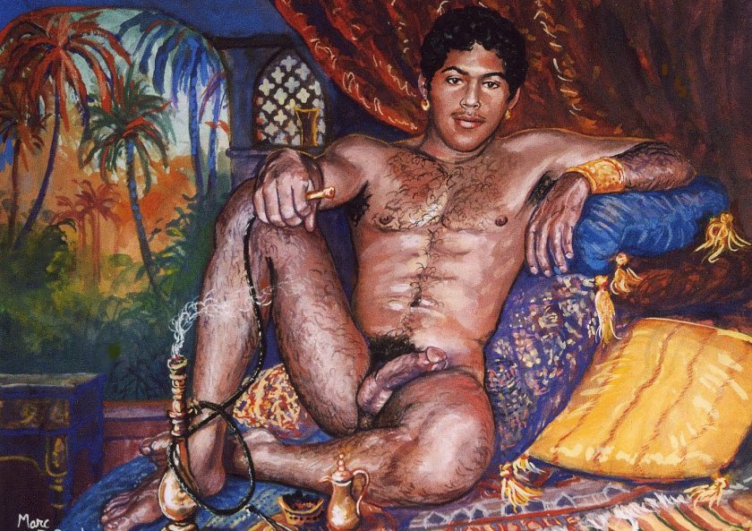 Pornographic painting Garem boys