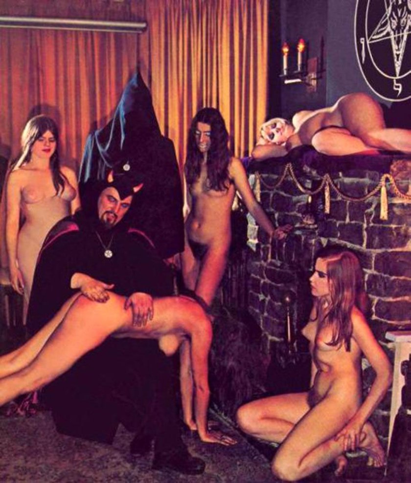 Erotic orgies of Satanists