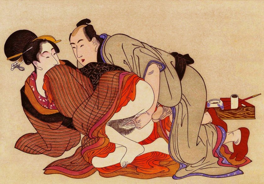 Japanese erotic engraving Xuung