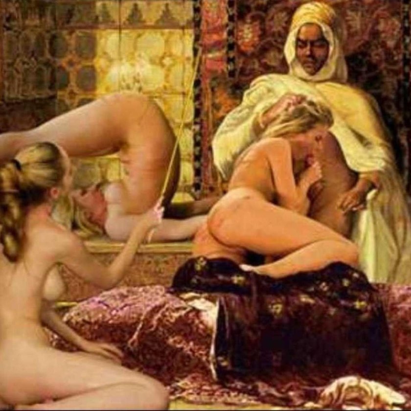 Jean Leon Jerome Basin in a harem
