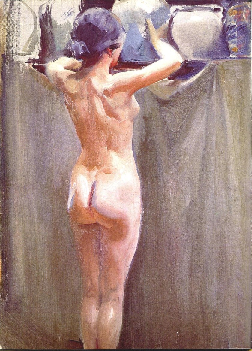 Naked women in painting