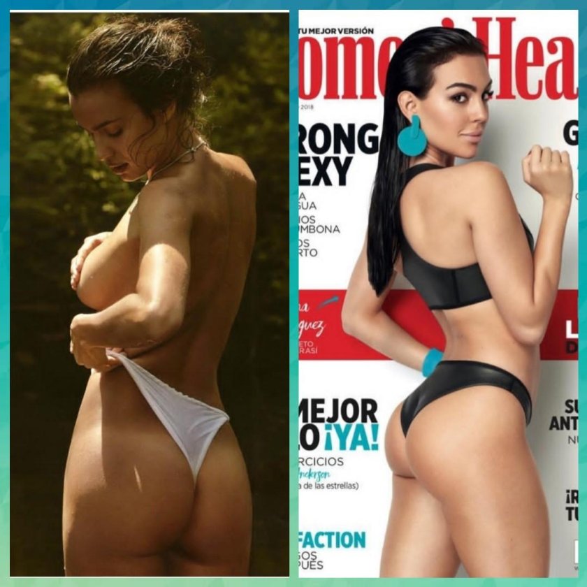 Georgina Rodriguez on the cover of magazine