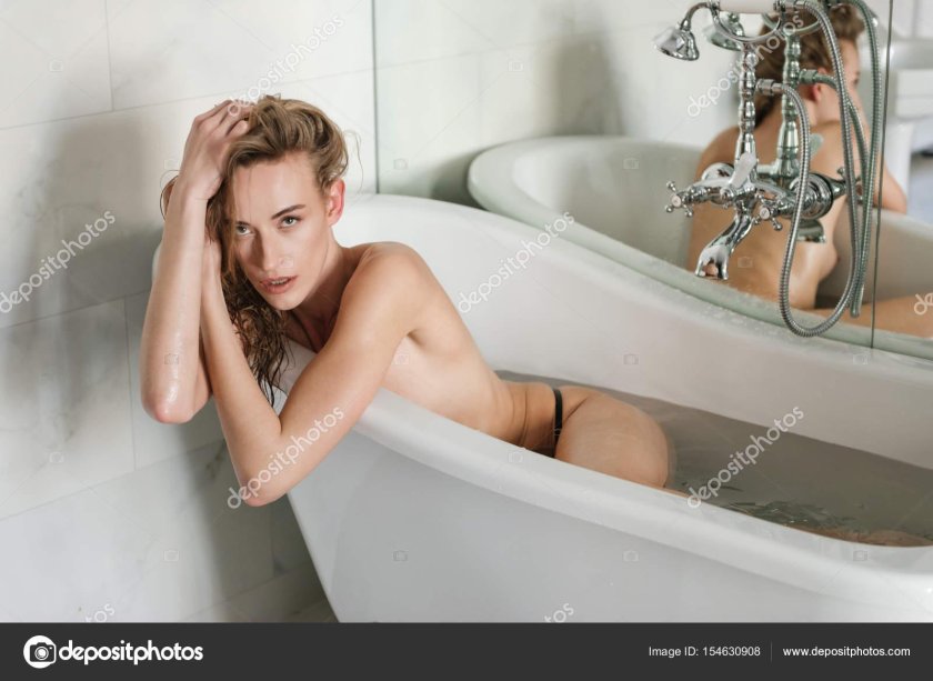 Girl in the bathroom