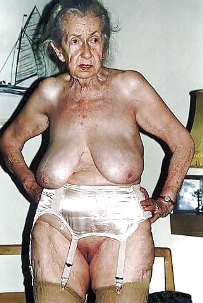 Very old naked women