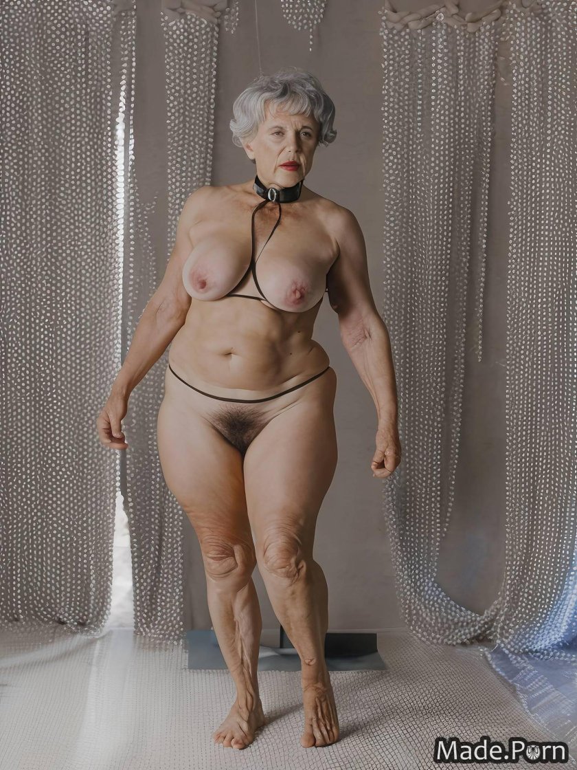 Old naked women in the body