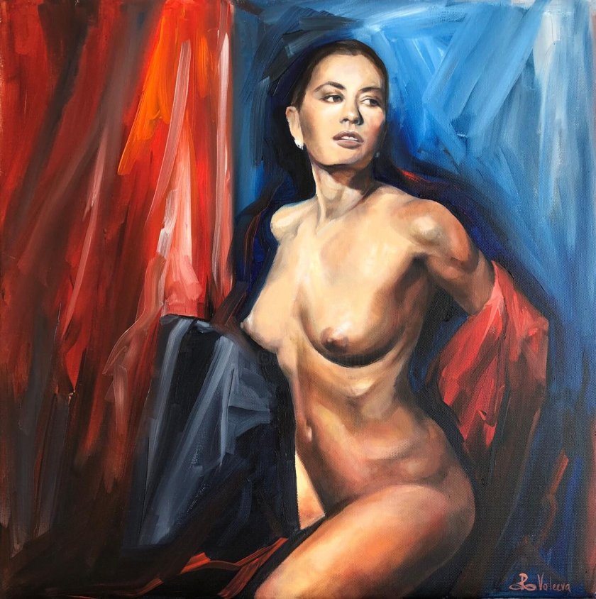 Modern painting nude