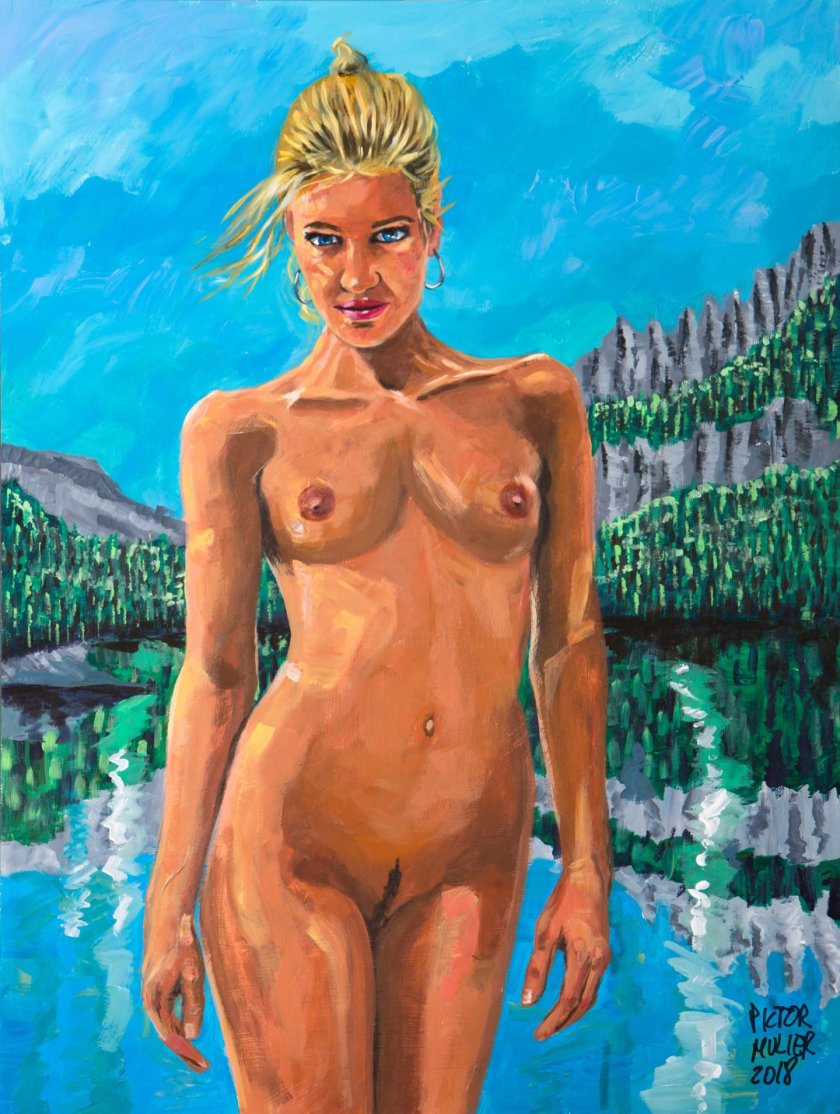 Painting nude