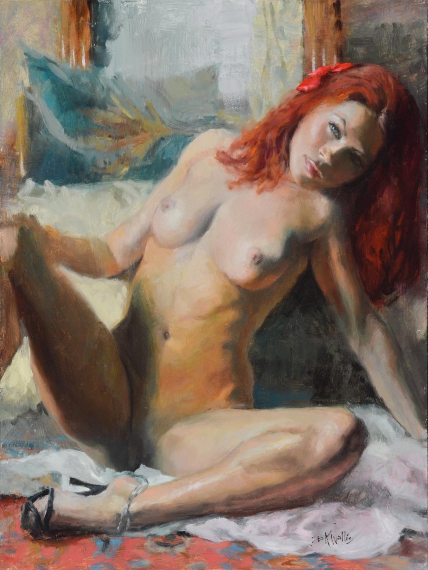 Nude painting Eric Valles