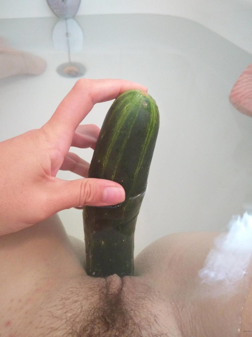 Masturbating cucumber