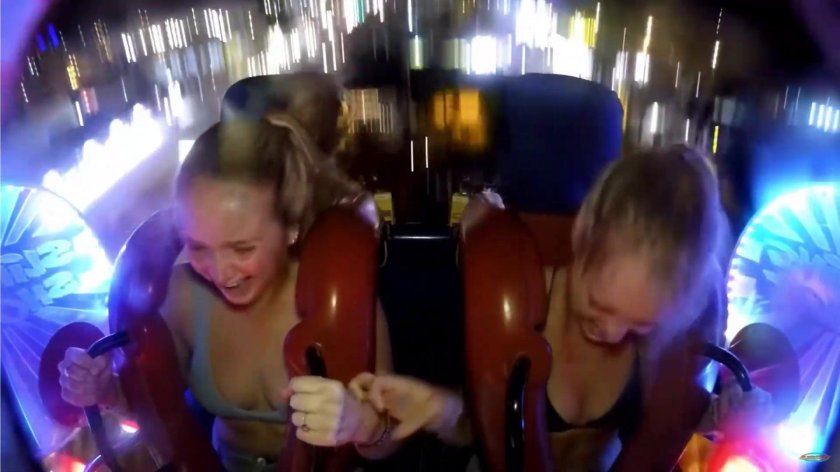 Slingshot Ride Nip Slip