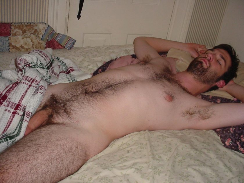 Naked hairy guys