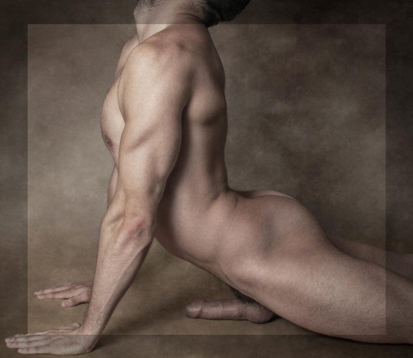 Beautiful naked male body