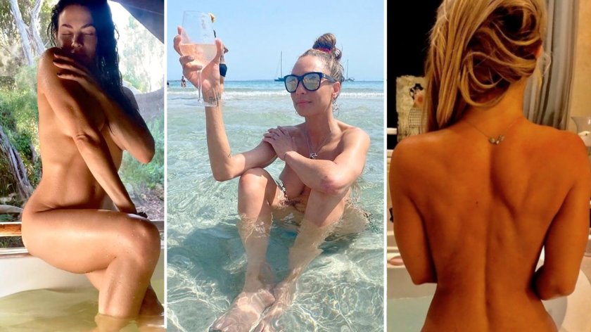 Anastasia Volochkova behind