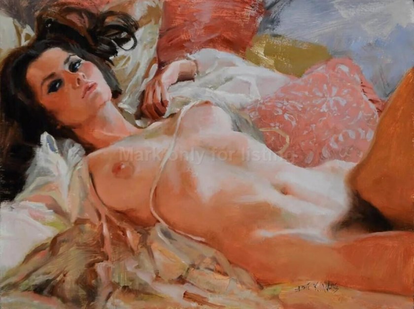 Nude painting Eric Valles