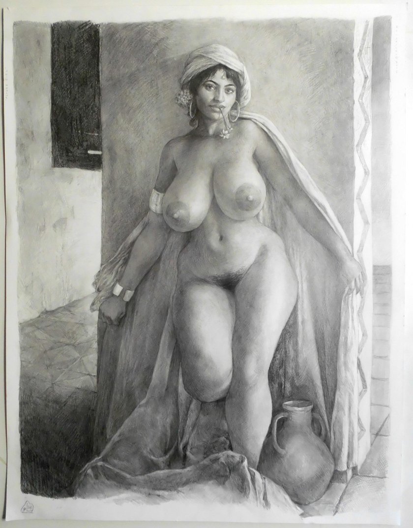 Drawings of naked full women
