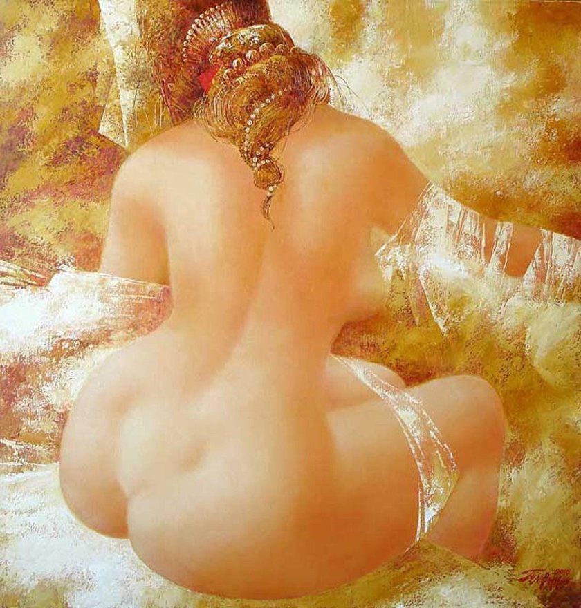 Female nudity in art