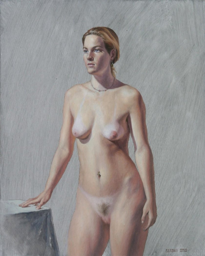 Portrait of naked