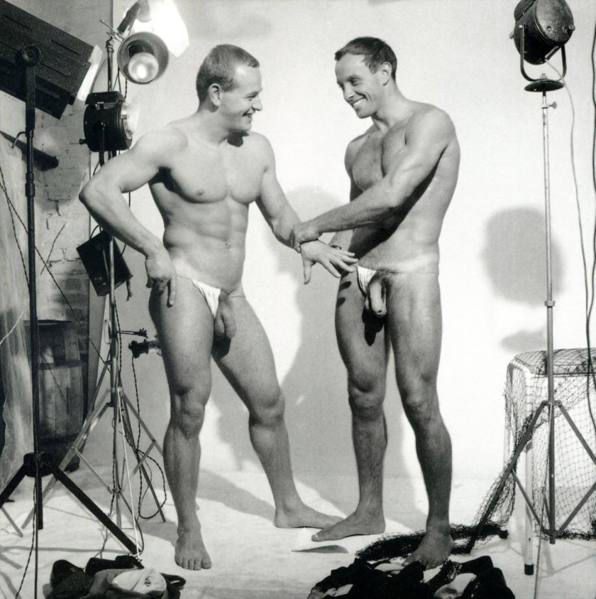 Naked men retro