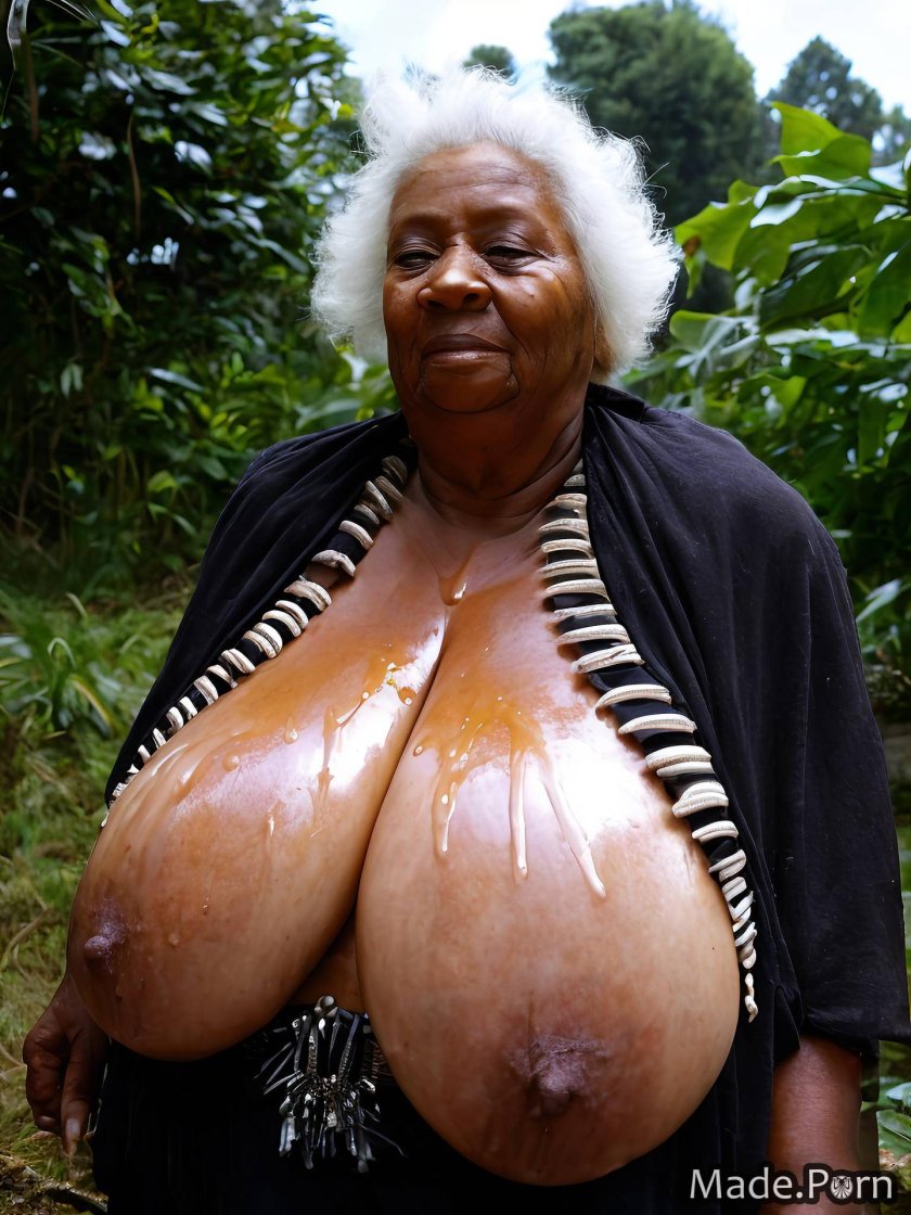 Huge boobs old women