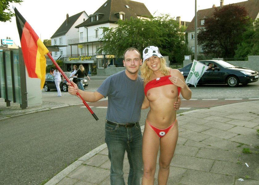 Germans show their delights