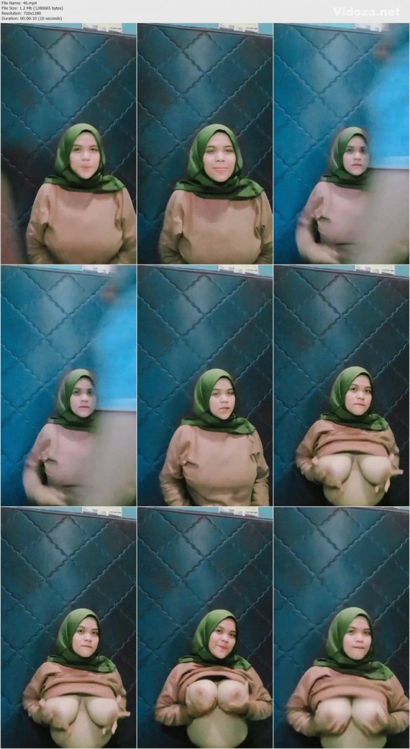 Jilbab pamer susu