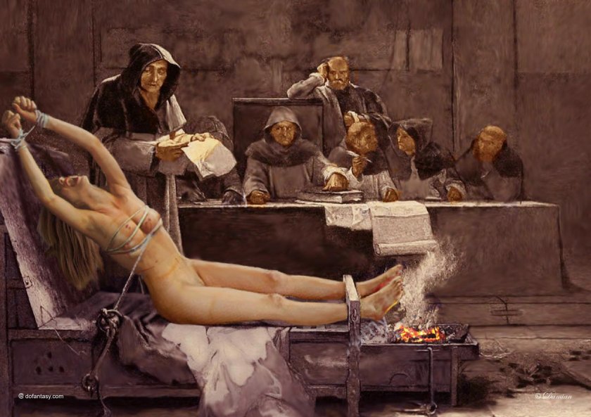 Naked woman Damian BDSM