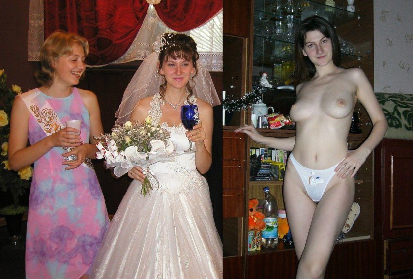 Bride Dressed and stripped