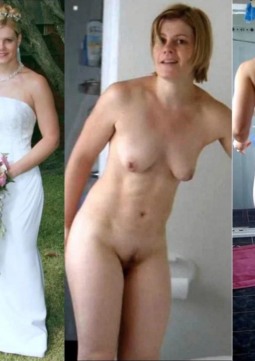 Completely naked at the wedding