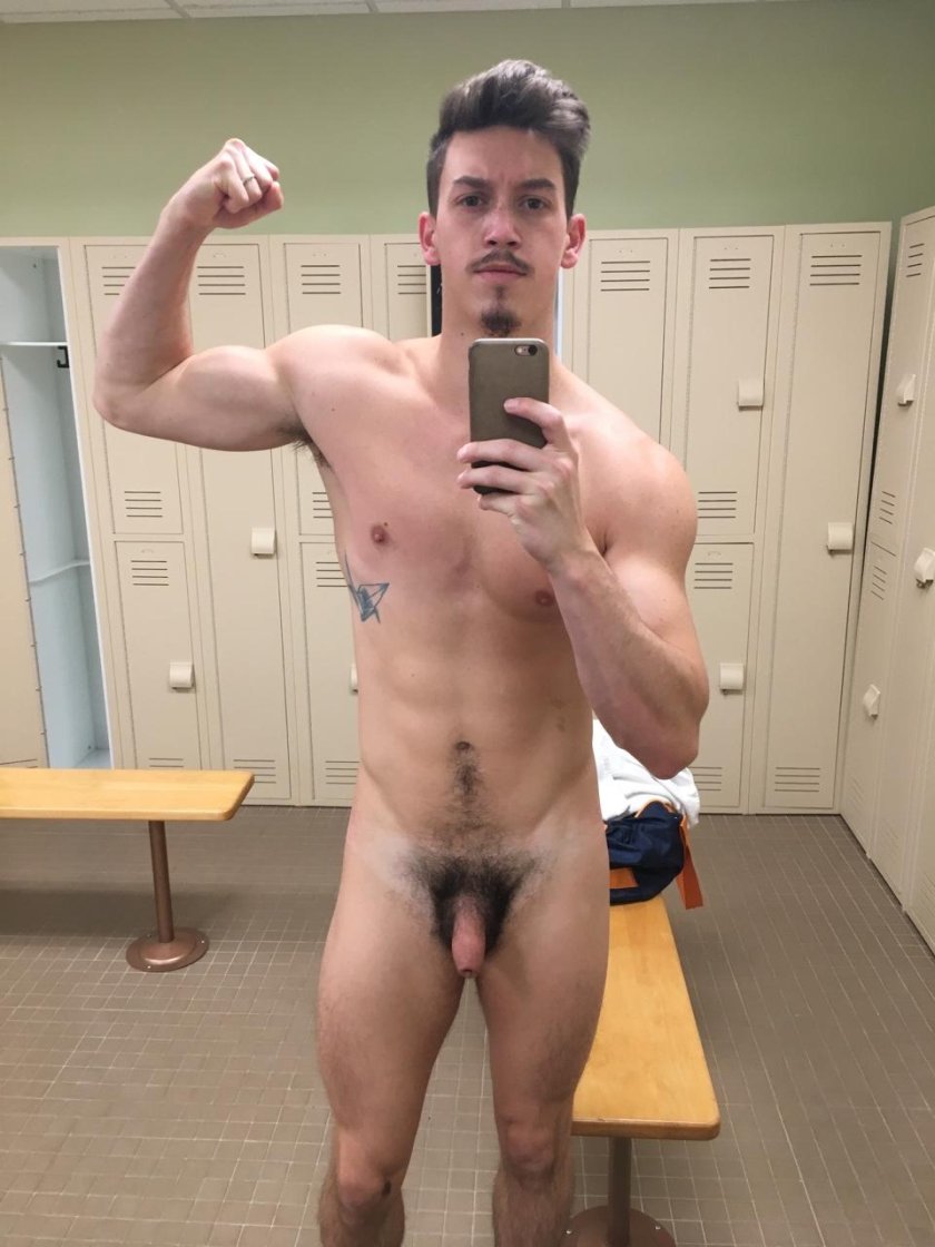 The guy in locker room