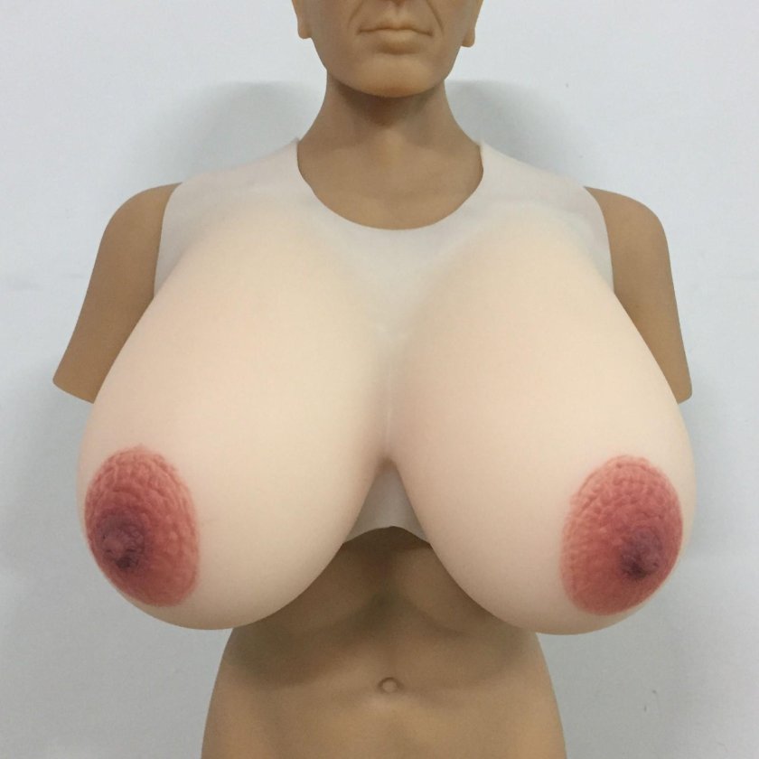 Silicone imitator of breast
