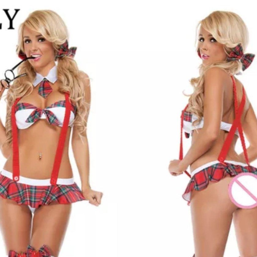 Erotic costumes of schoolgirls