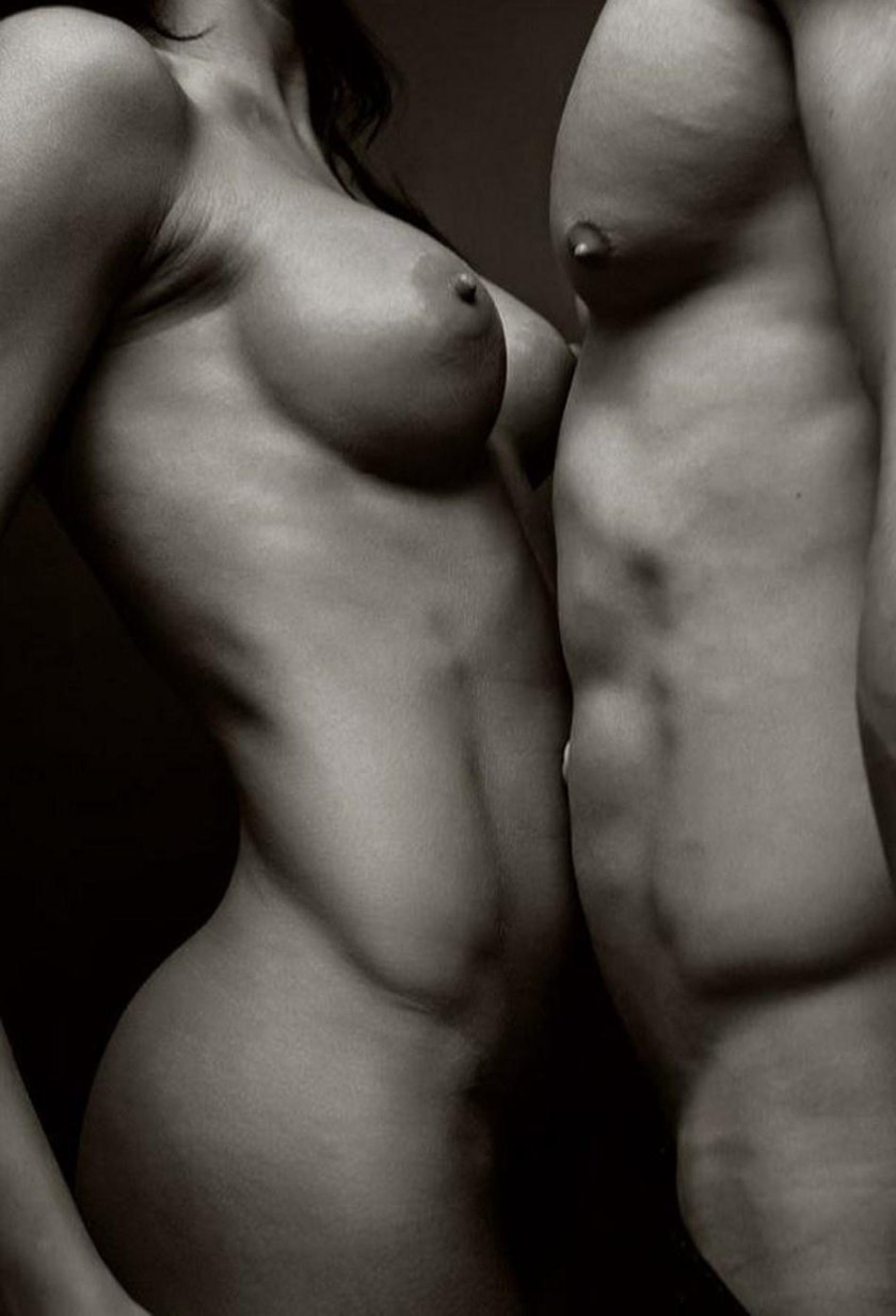 Naked man and woman