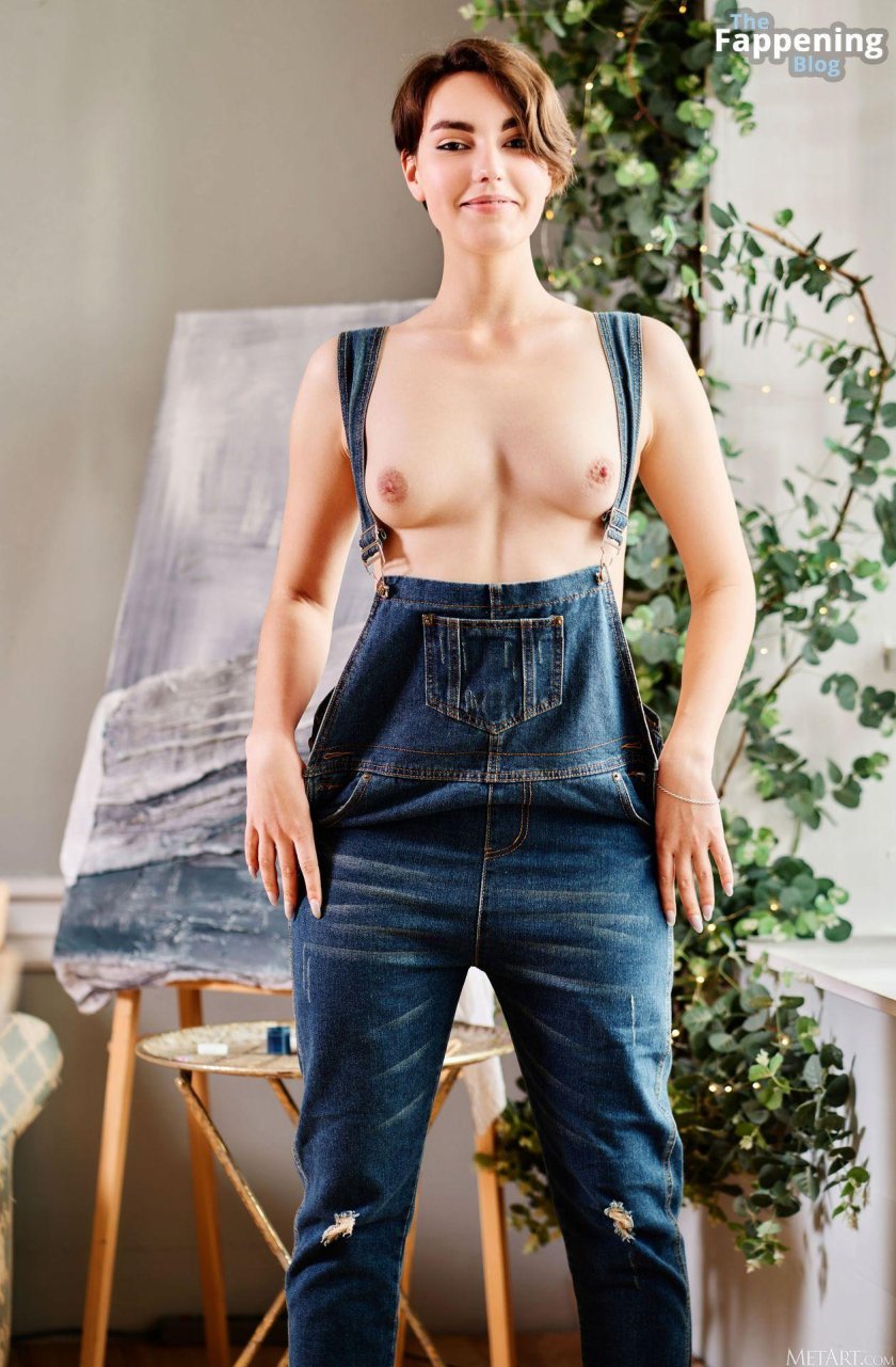 Denim overalls