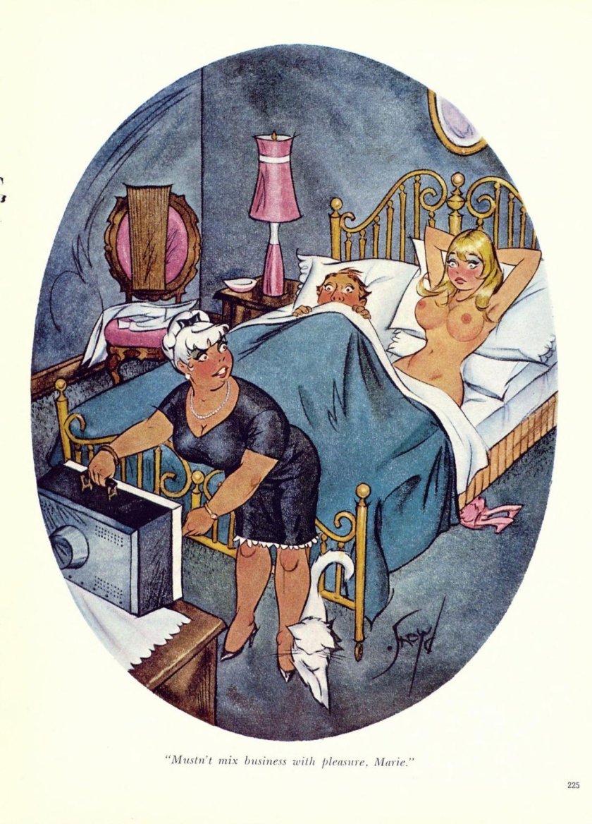 Pornographic caricatures