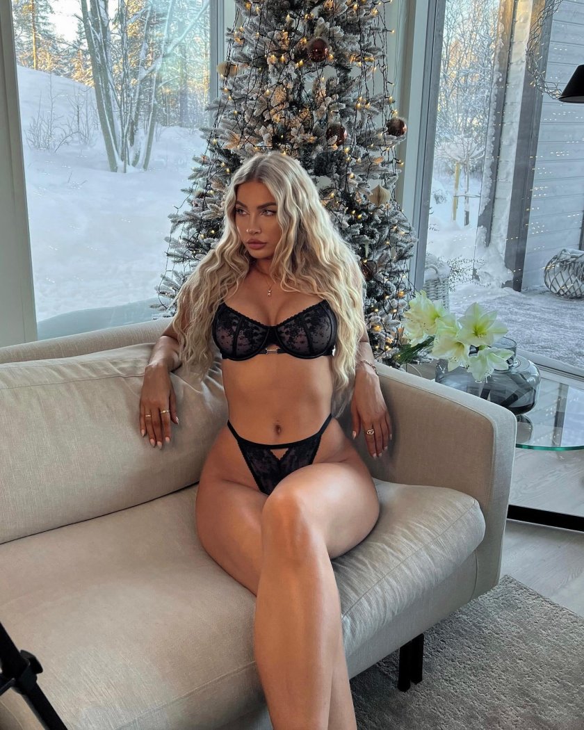 Beautiful girl in underwear