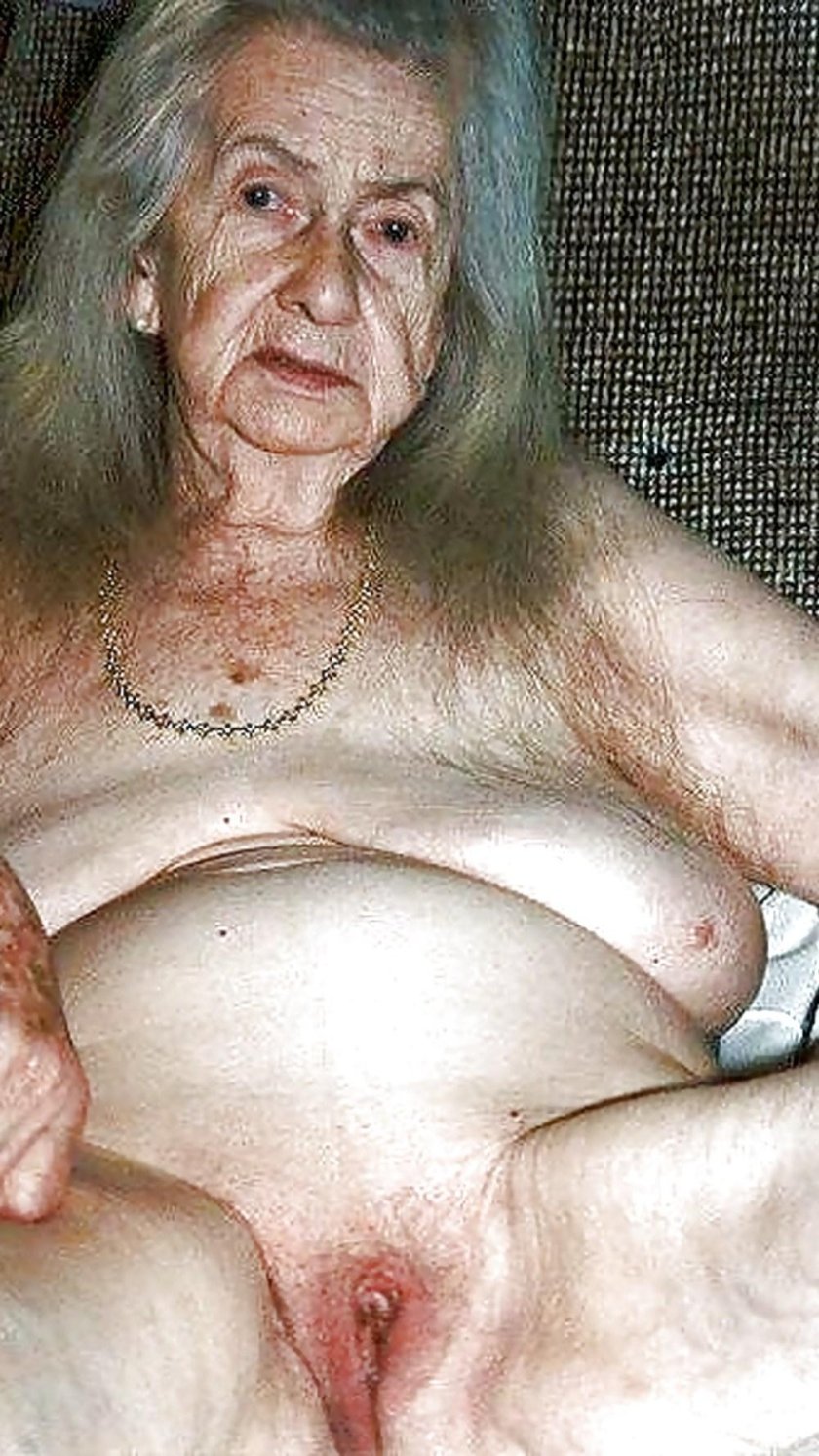 Very old naked women