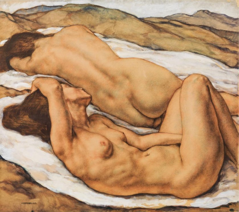 Picture two naked women