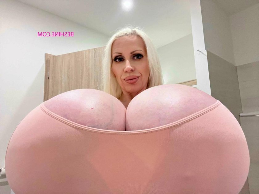 The largest silicone breasts in world