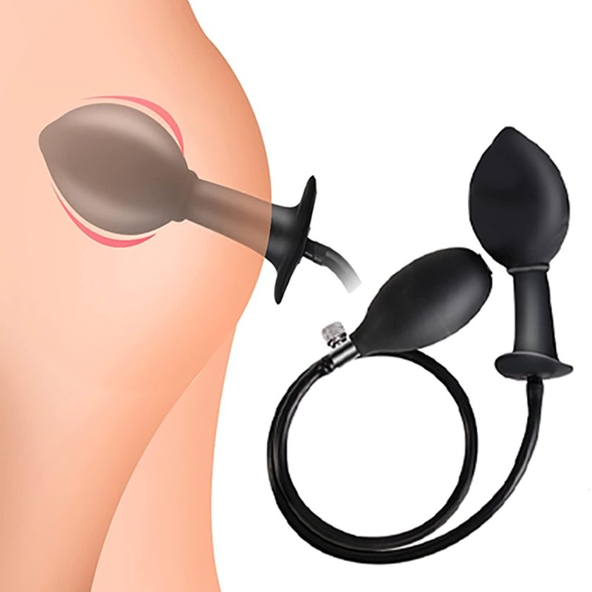 Inflatable vaginal expander