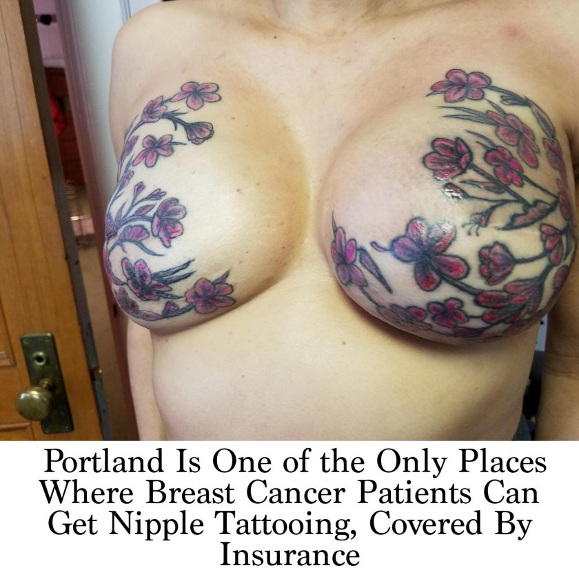 Breast tattoos