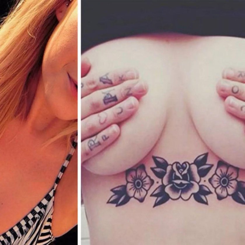 Tattoos on female tits