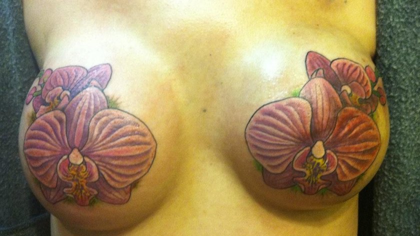 Tattoo orchid
