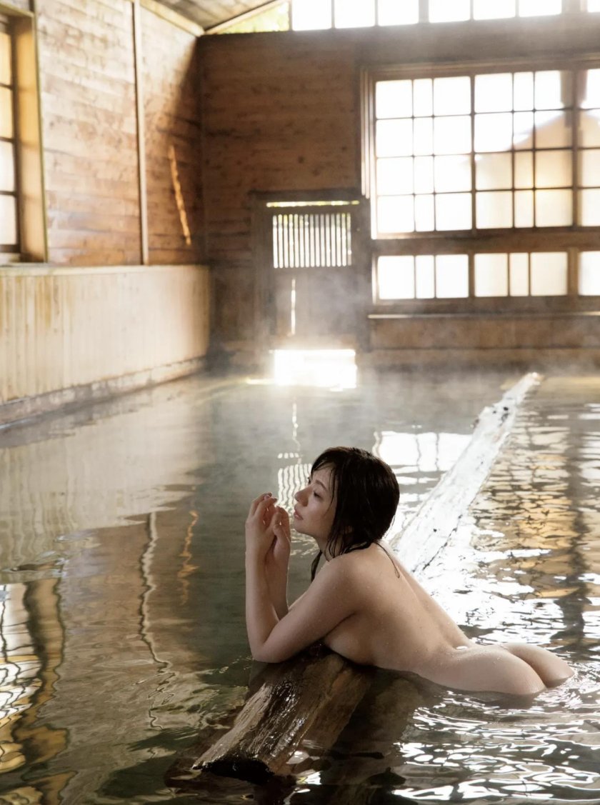 The girl is beautiful