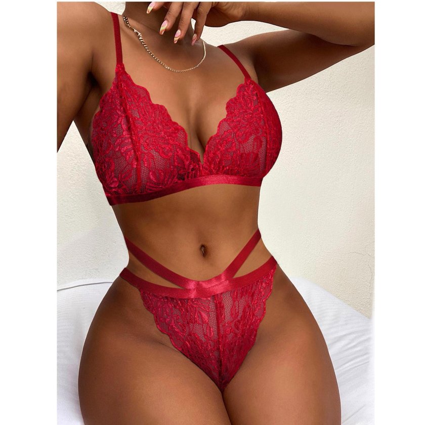 Lace underwear set