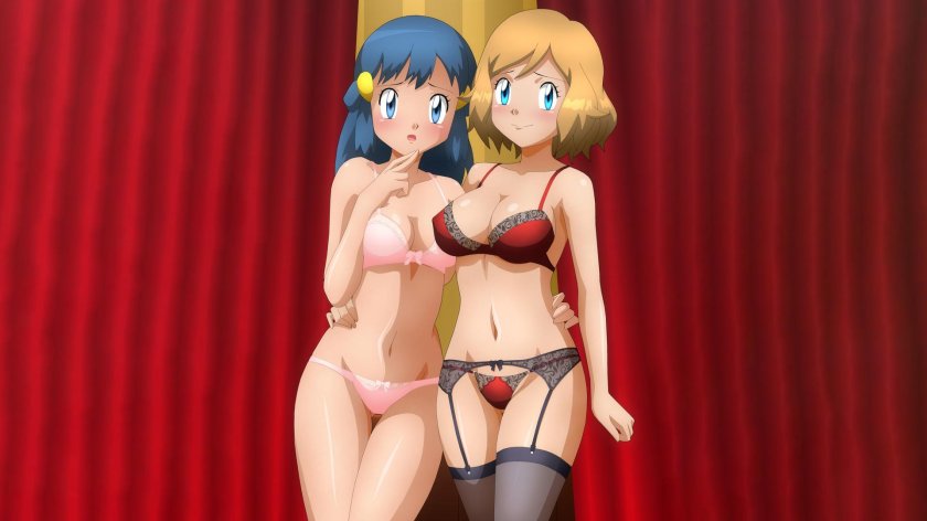 Pokemon Serena and Dounced