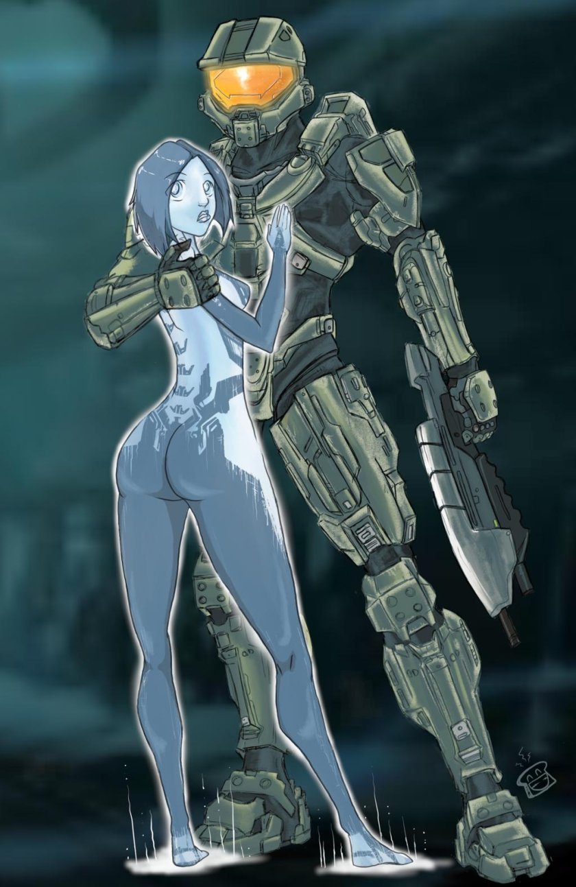 Master Chif and Cortana