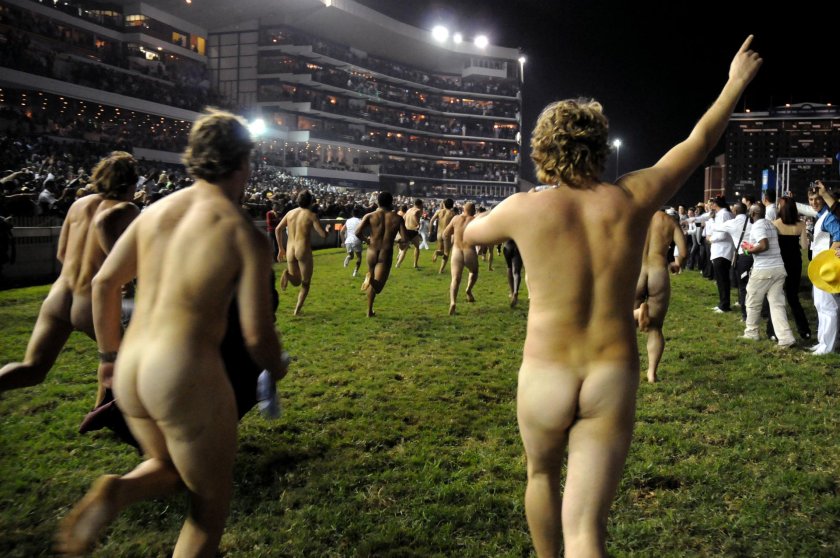 Festival of naked men and women