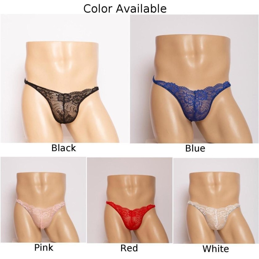 Male lace thongs
