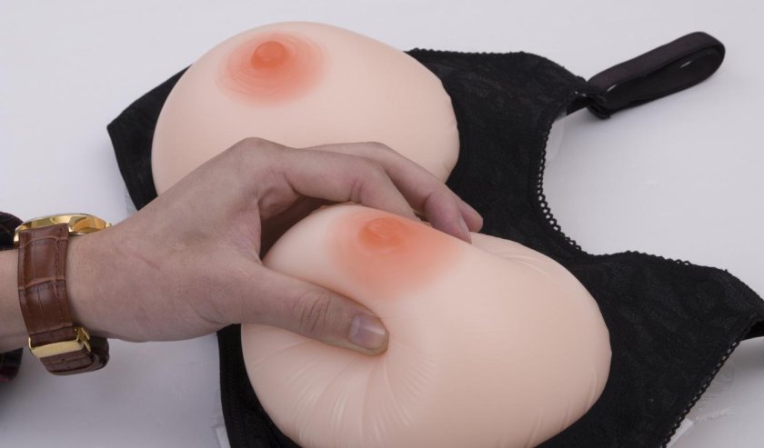 The chest is artificial